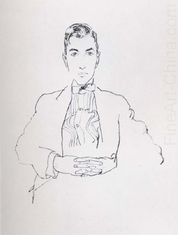 Portrait of erich lederer, Egon Schiele